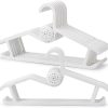 20 Pack Aromatherapy Plastic Hangers, Non-Slip Space-Saving Coat Hangers with Removable Scent Box, White
