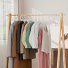 12 Pack Clear Plastic Hangers, Heavy Duty Non-Slip with 360° Swivel Hook